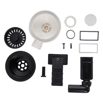 Ablaufgarnitur 3,5" Jet Black